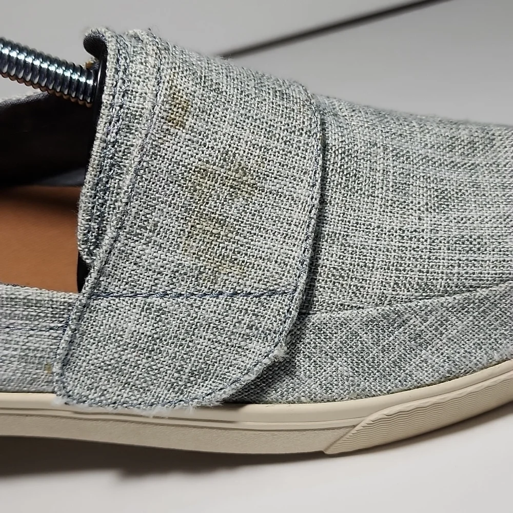 Toms DRIZZLE GREY METALLIC WOVEN ALTAIR Size W12